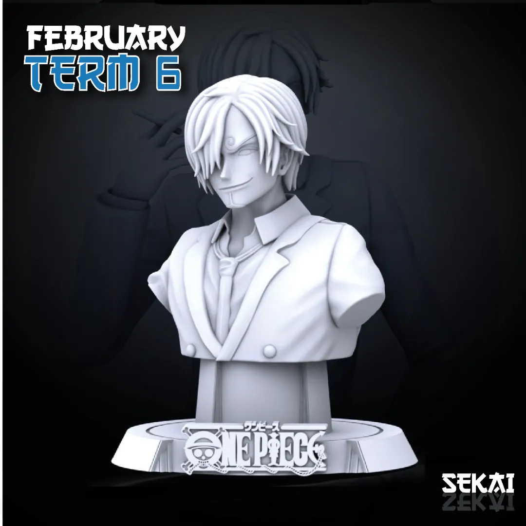 Sanji - Unassembled and Unpainted Garage Kit - Model Designed by Sekai3D