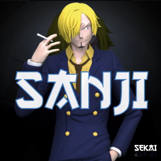 Sanji - Unassembled and Unpainted Garage Kit - Model Designed by Sekai3D