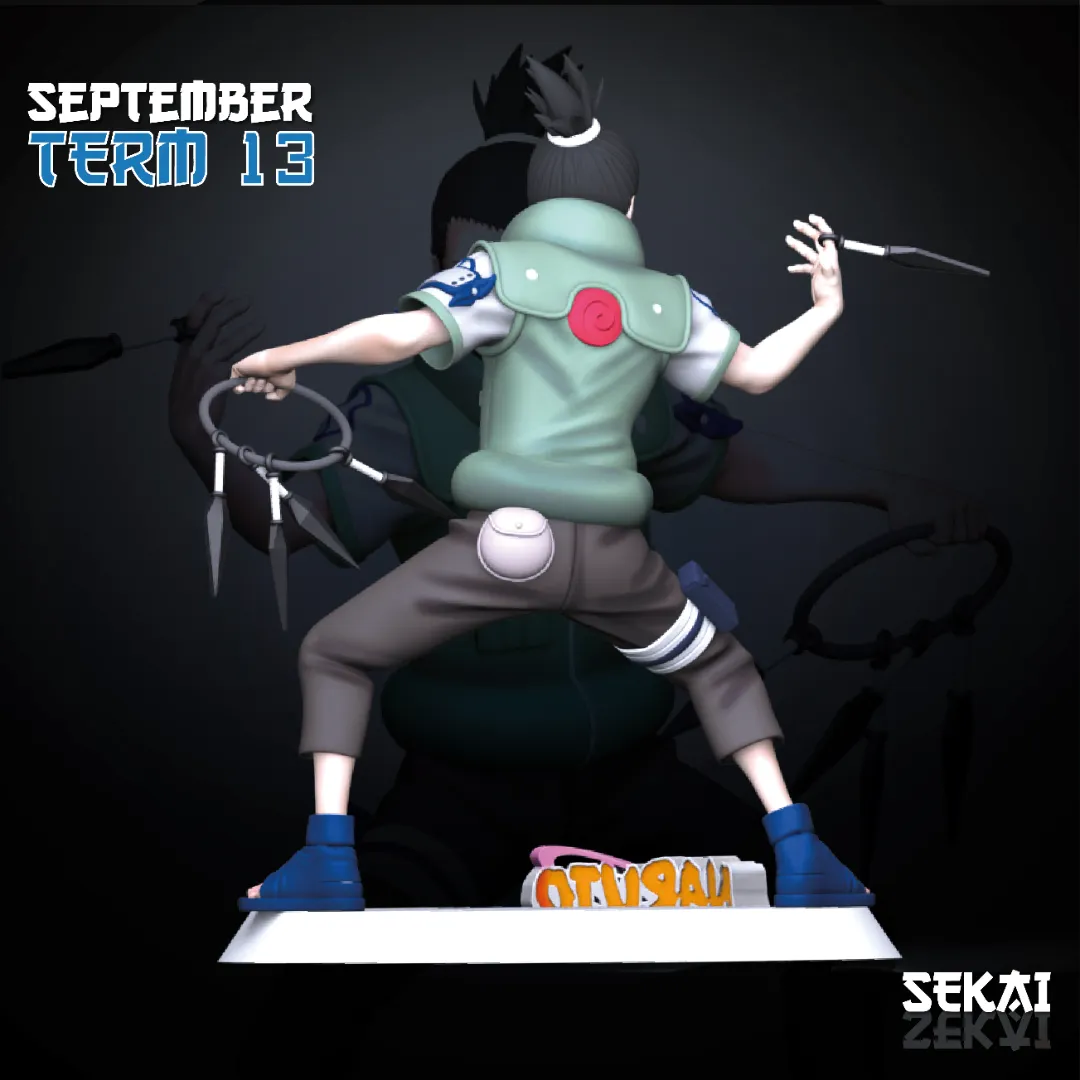 Shikamaru - Unassembled and Unpainted Garage Kit - Model Designed by Sekai3D