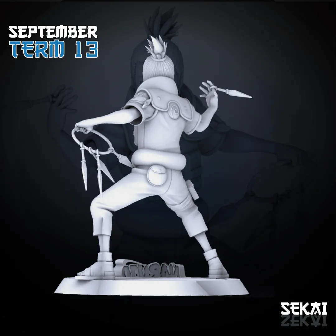 Shikamaru - Unassembled and Unpainted Garage Kit - Model Designed by Sekai3D