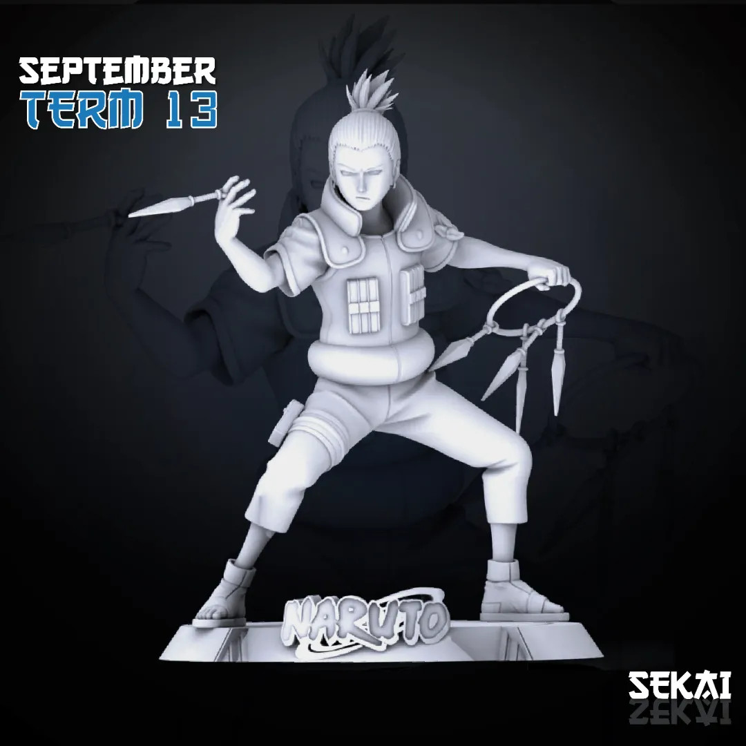 Shikamaru - Unassembled and Unpainted Garage Kit - Model Designed by Sekai3D