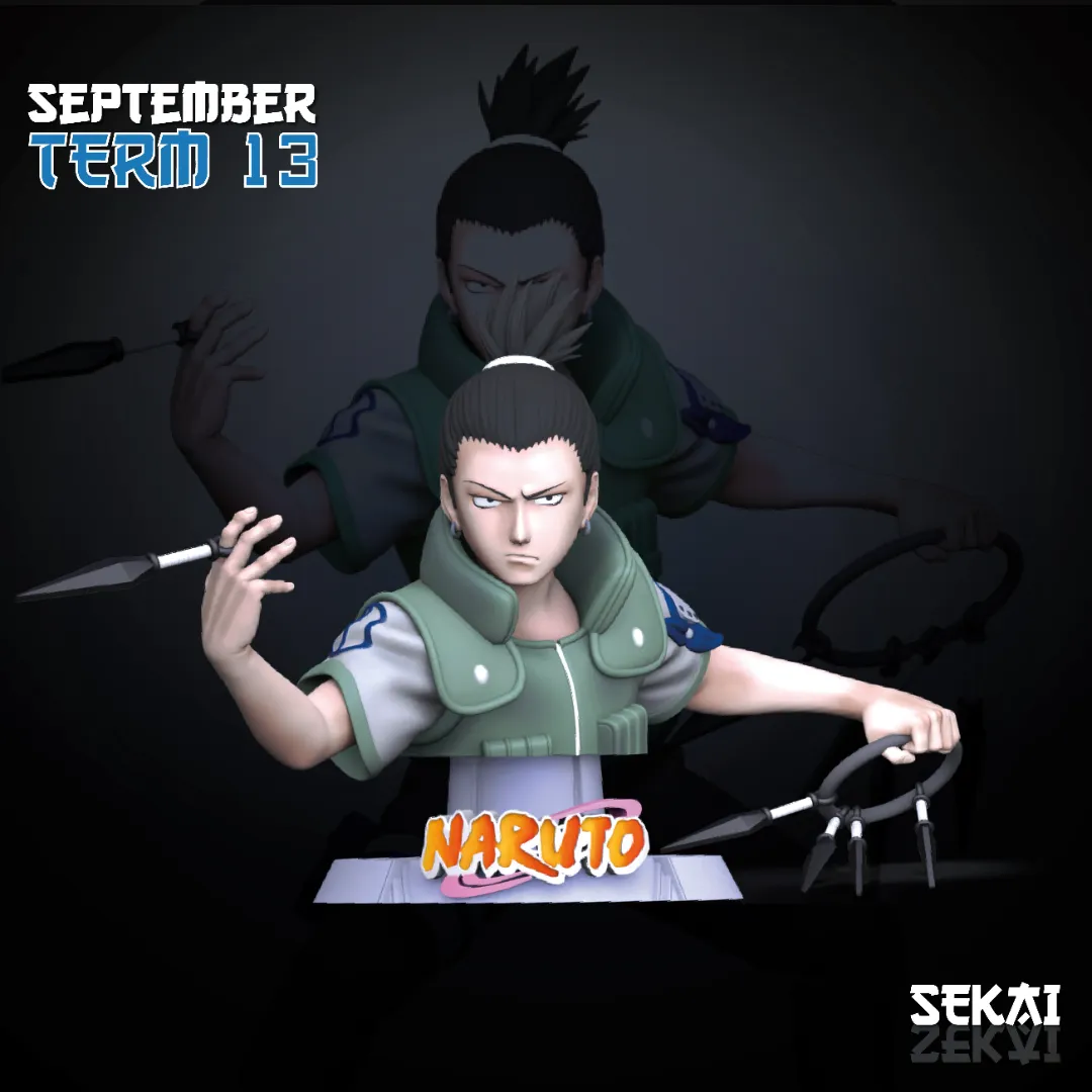 Shikamaru - Unassembled and Unpainted Garage Kit - Model Designed by Sekai3D