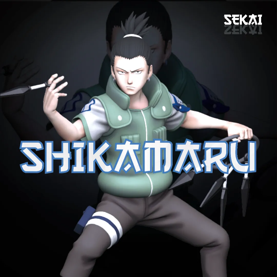 Shikamaru - Unassembled and Unpainted Garage Kit - Model Designed by Sekai3D