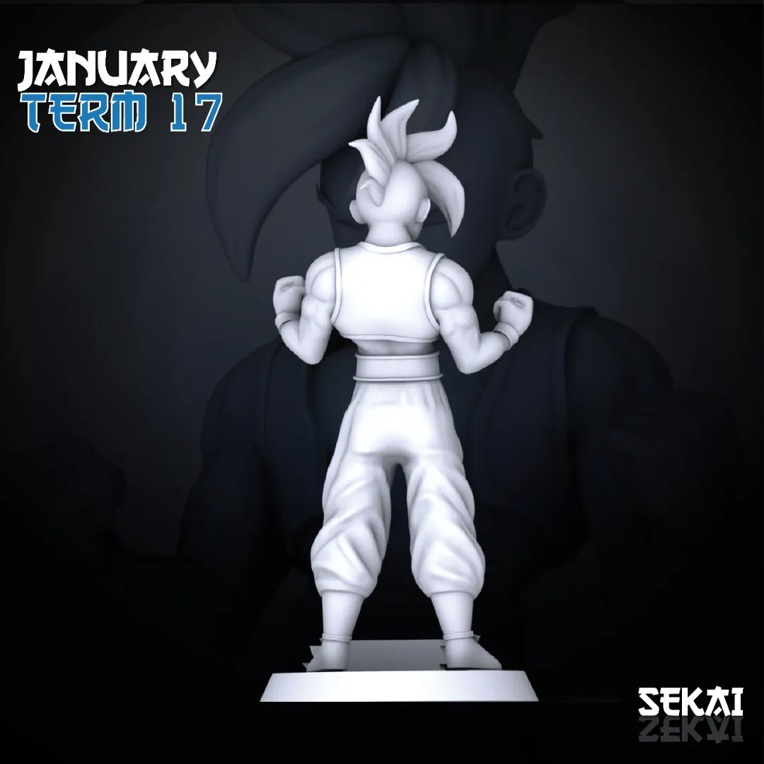 Super Uub - Unassembled and Unpainted Garage Kit - Model Designed by Sekai3D
