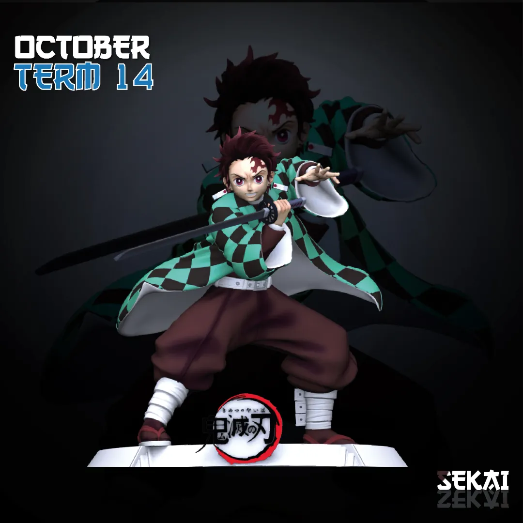 Tanjiro - Unassembled and Unpainted Garage Kit - Model Designed by Sekai3D