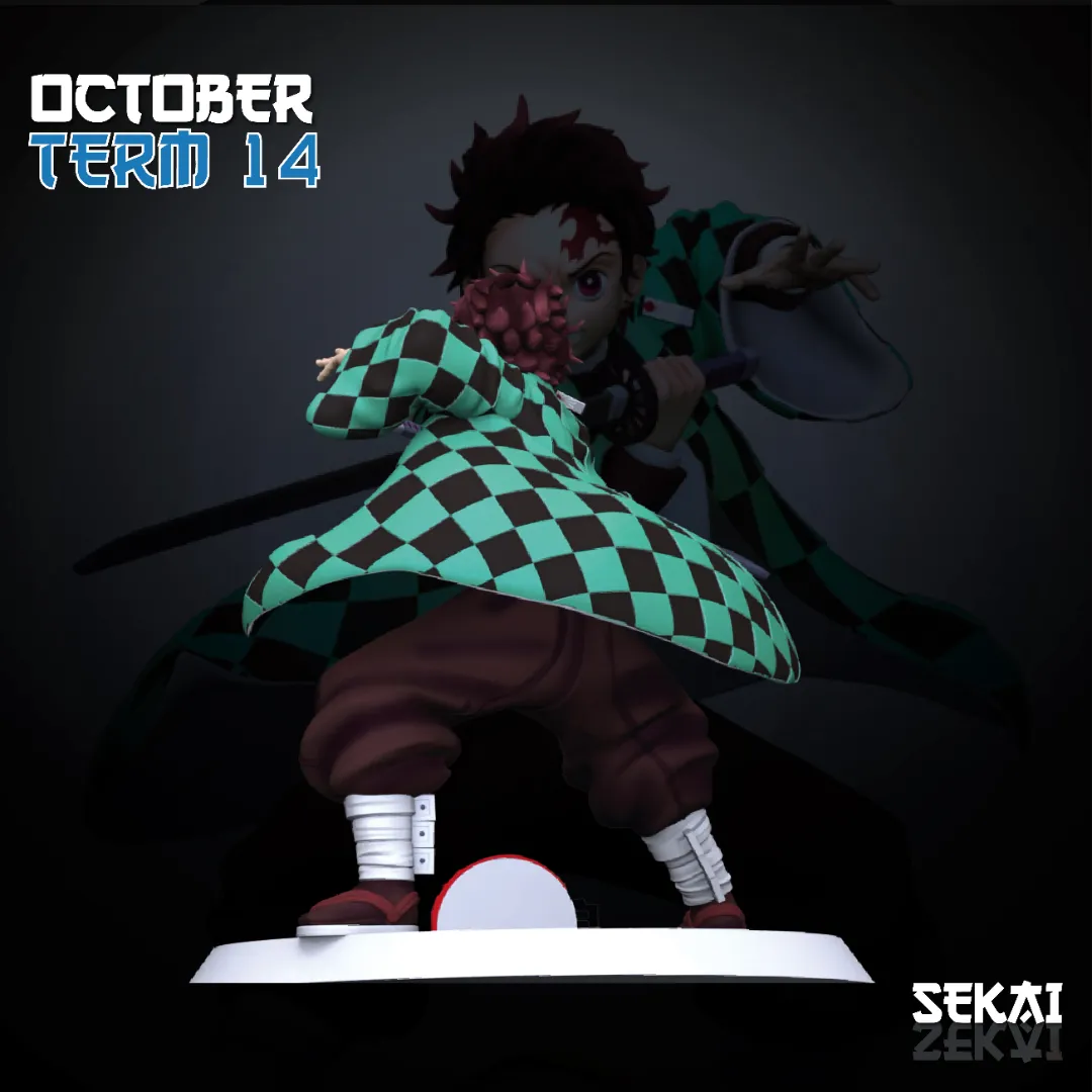 Tanjiro - Unassembled and Unpainted Garage Kit - Model Designed by Sekai3D