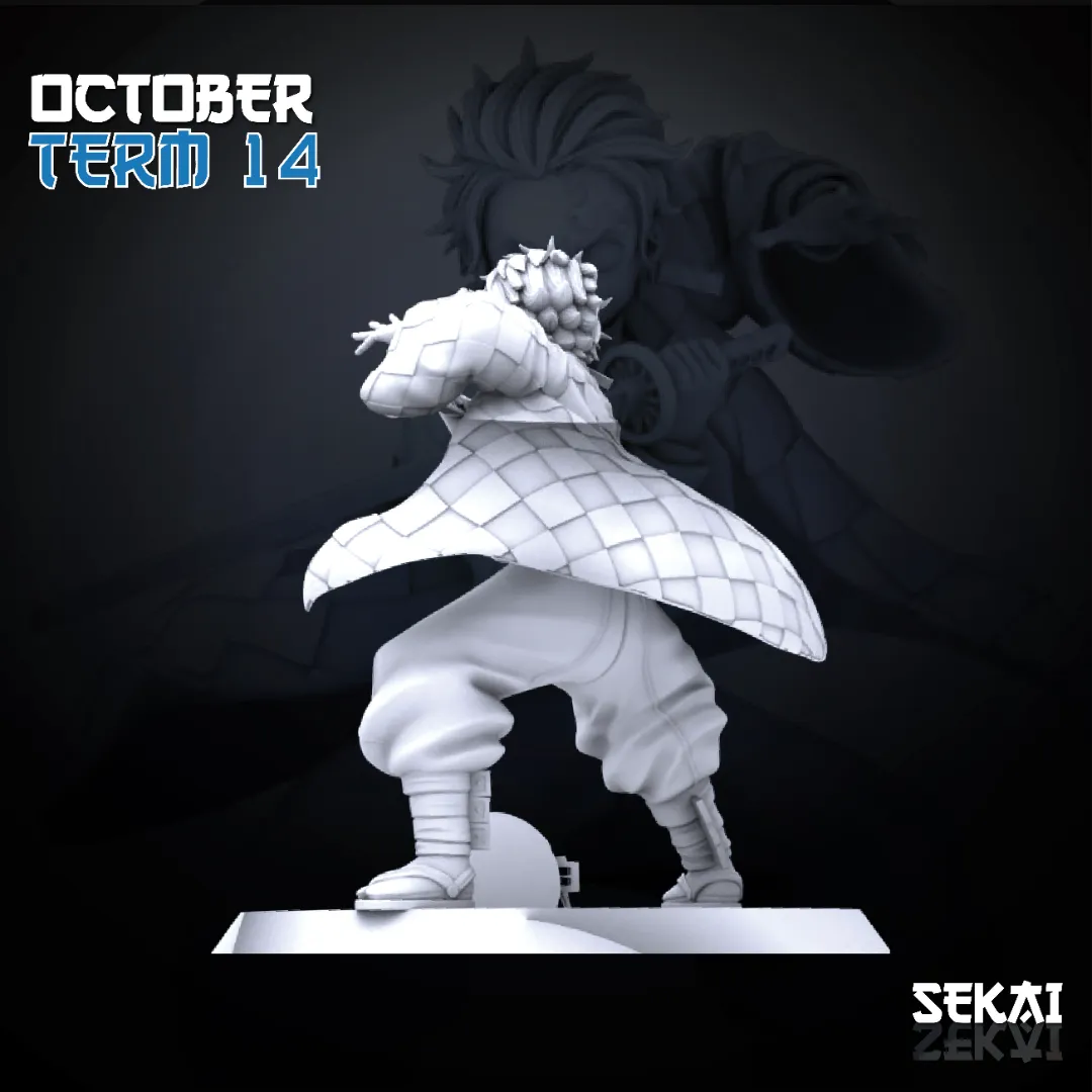Tanjiro - Unassembled and Unpainted Garage Kit - Model Designed by Sekai3D