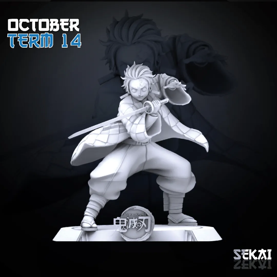 Tanjiro - Unassembled and Unpainted Garage Kit - Model Designed by Sekai3D