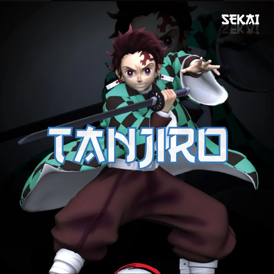 Tanjiro - Unassembled and Unpainted Garage Kit - Model Designed by Sekai3D