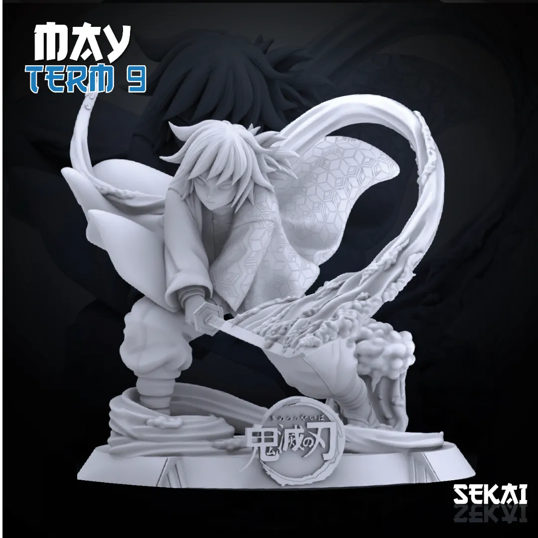 Tomioka - Unassembled and Unpainted Garage Kit - Model Designed by Sekai3D