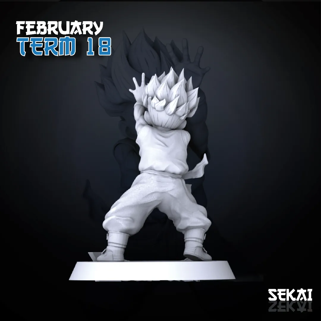 Kid Trunks - Unassembled and Unpainted Garage Kit - Model Designed by Sekai3D