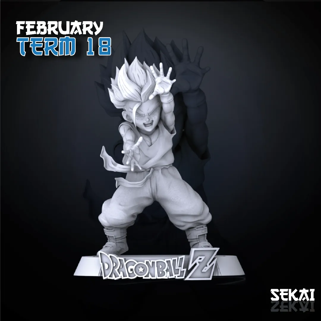 Kid Trunks - Unassembled and Unpainted Garage Kit - Model Designed by Sekai3D