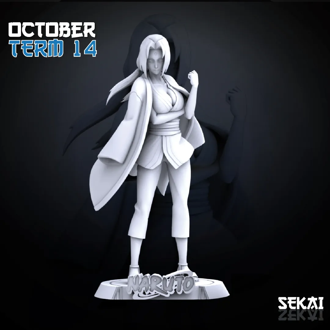 Tsunade - Unassembled and Unpainted Garage Kit - Model Designed by Sekai3D