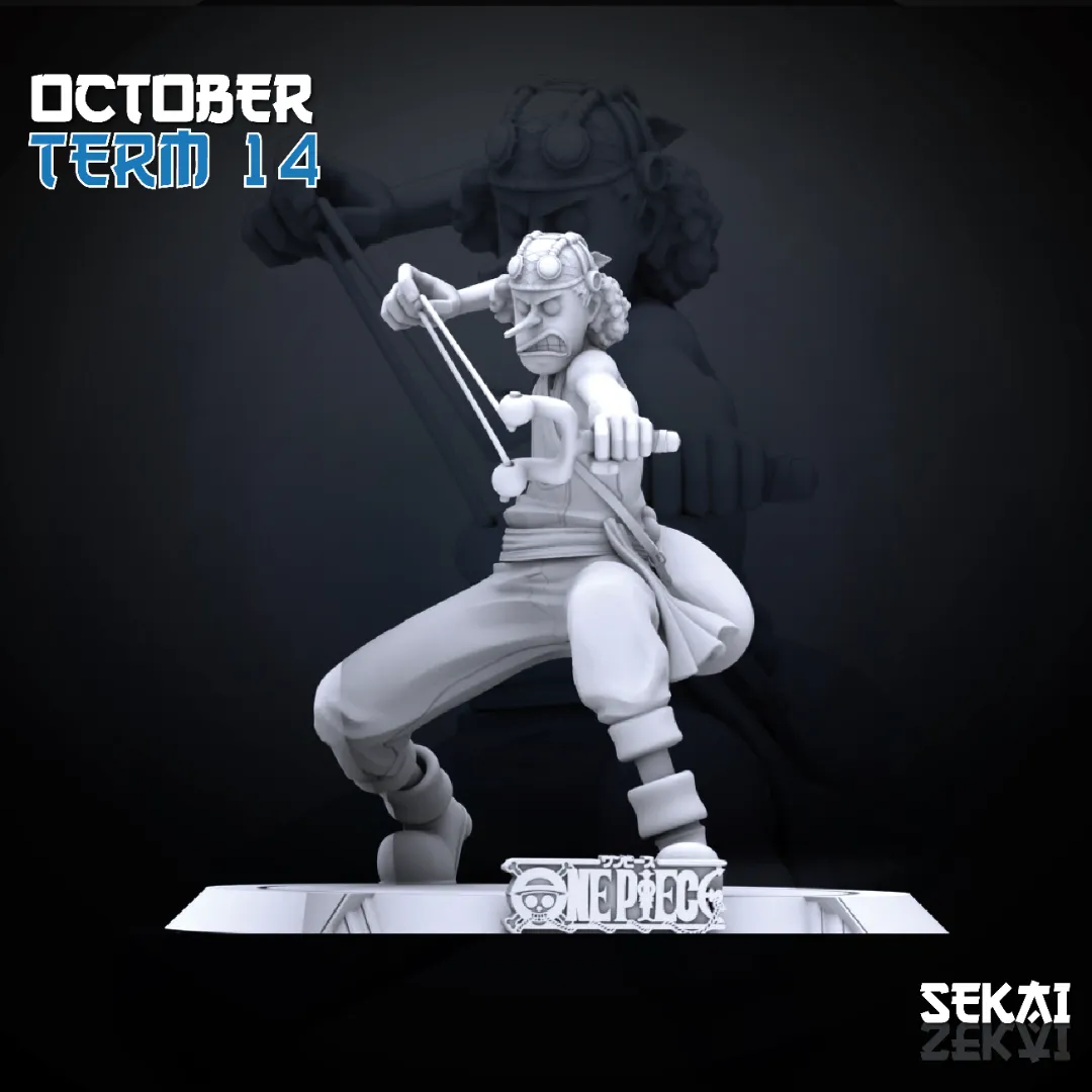 Usopp - Unassembled and Unpainted Garage Kit - Model Designed by Sekai3D