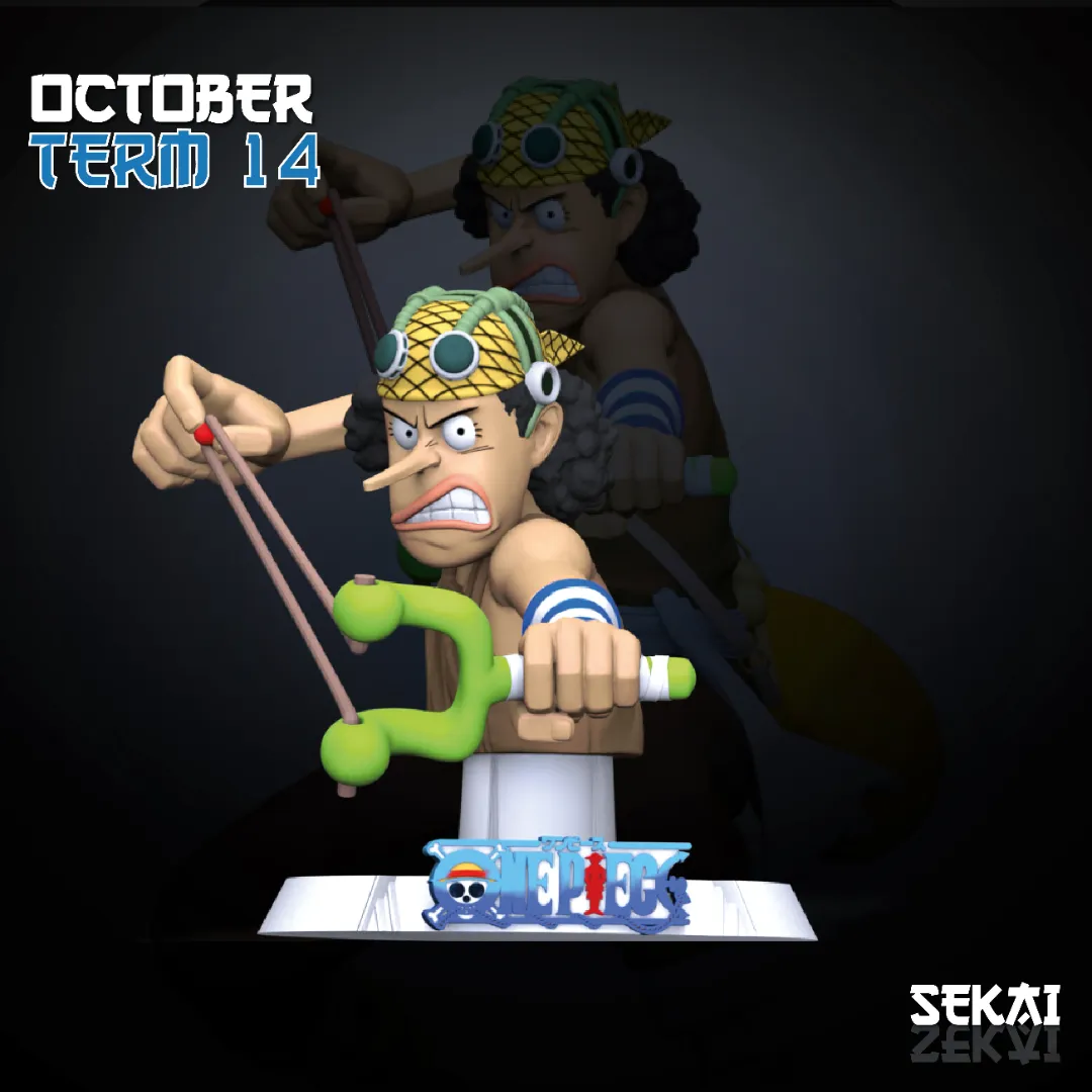 Usopp - Unassembled and Unpainted Garage Kit - Model Designed by Sekai3D