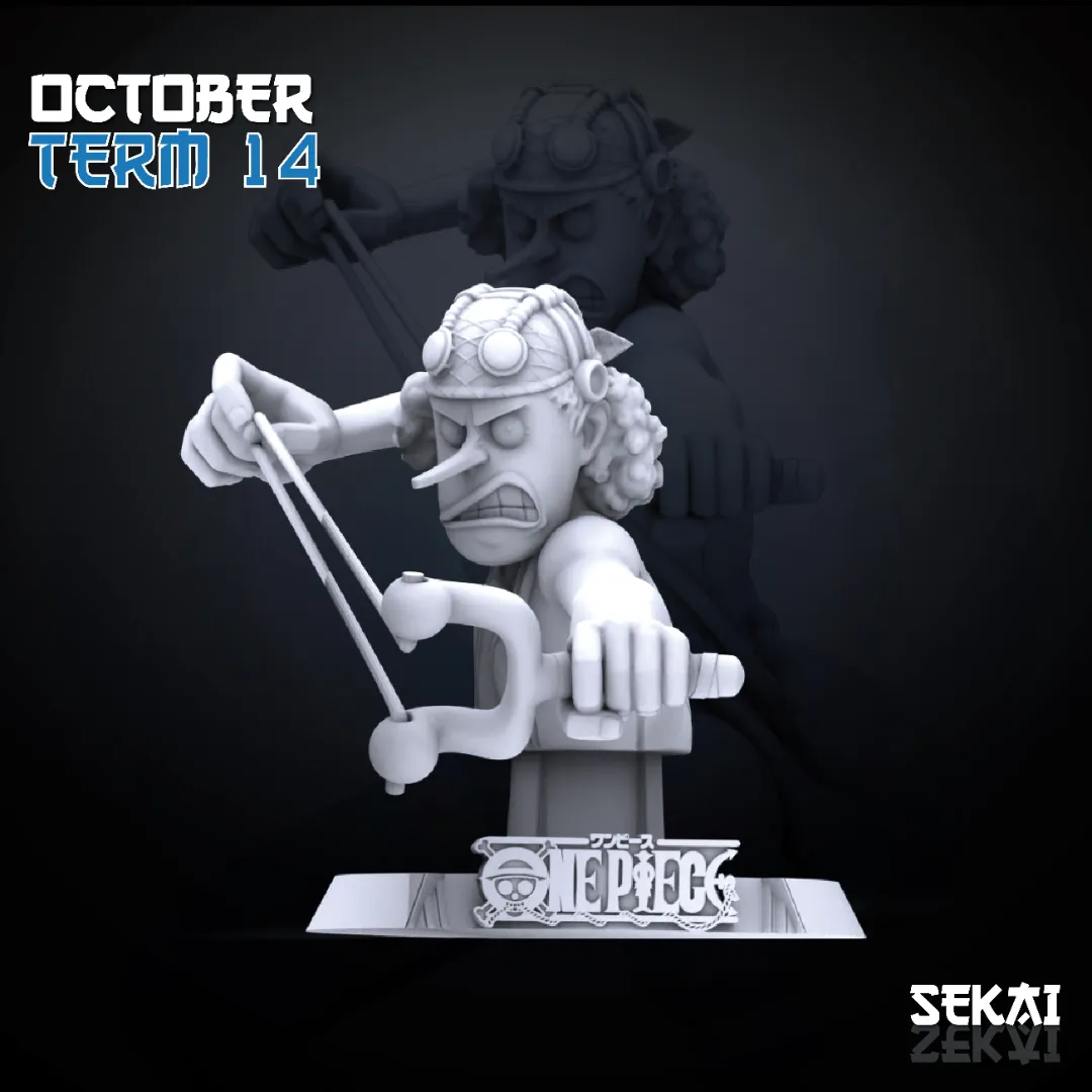 Usopp - Unassembled and Unpainted Garage Kit - Model Designed by Sekai3D