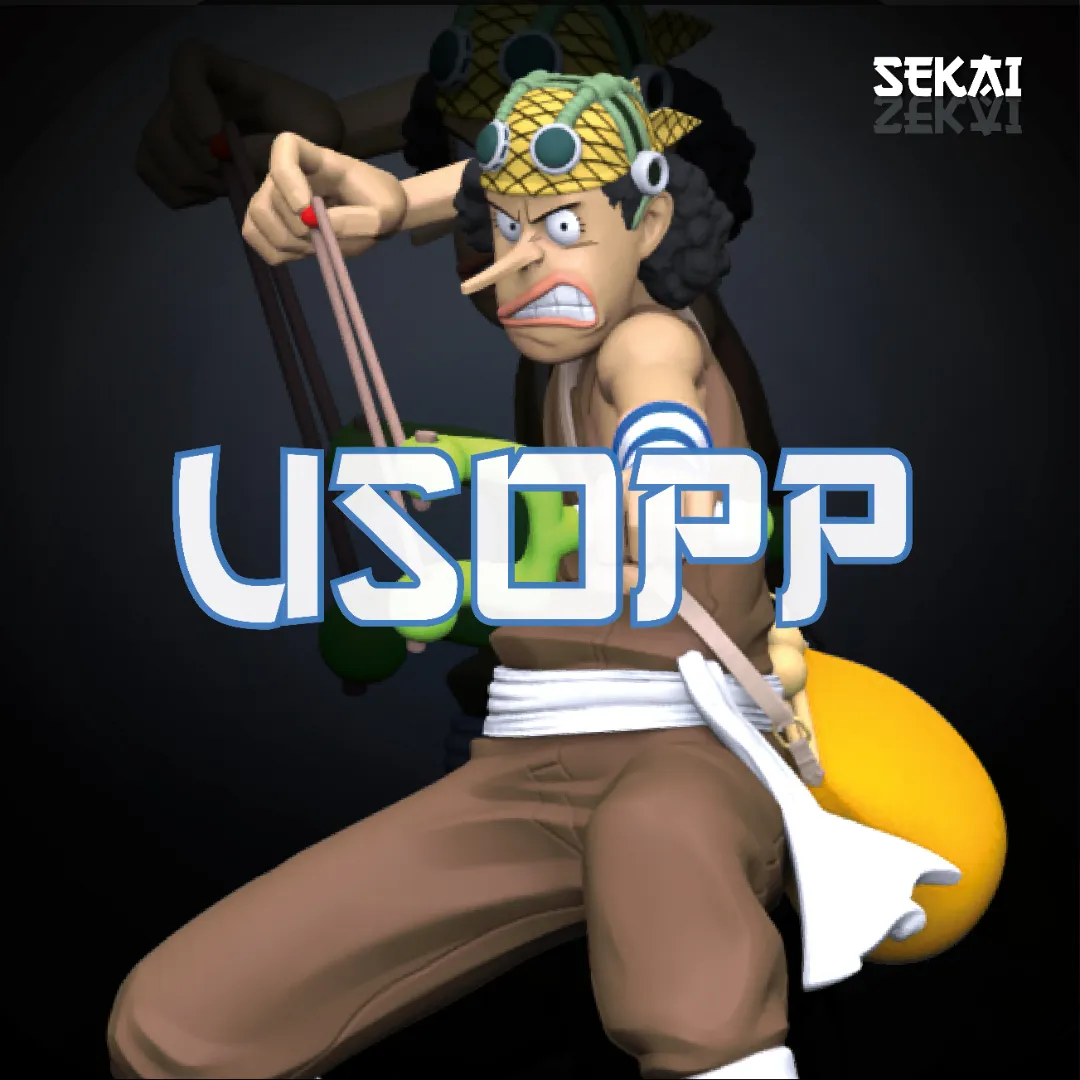 Usopp - Unassembled and Unpainted Garage Kit - Model Designed by Sekai3D