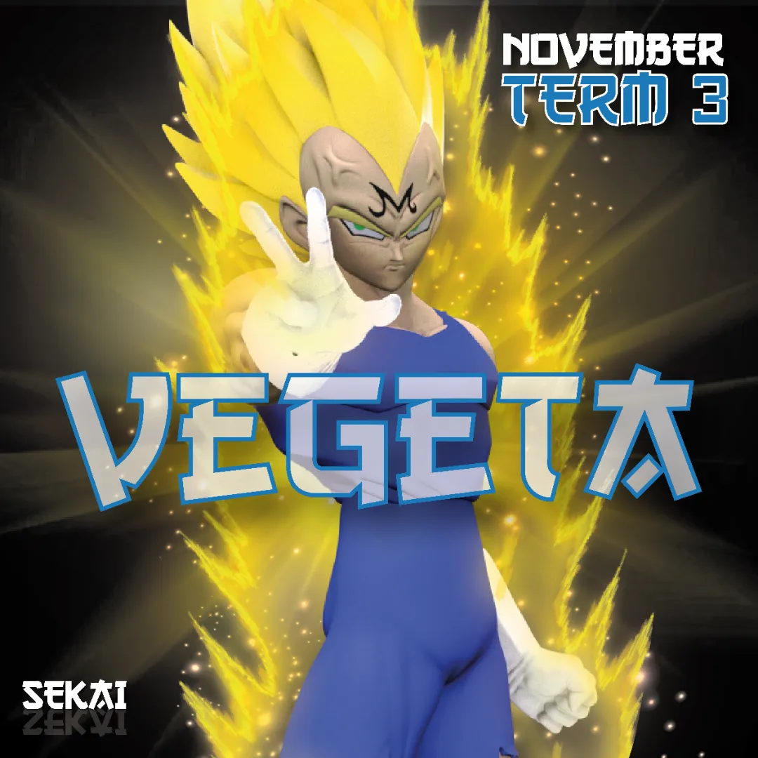 Majin Vegeta - Unassembled and Unpainted Garage Kit - Model Designed by Sekai3D