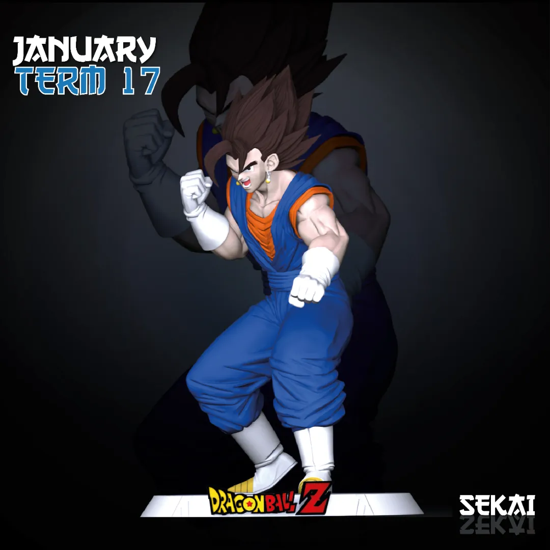 Vegito - Unassembled and Unpainted Garage Kit - Model Designed by Sekai3D
