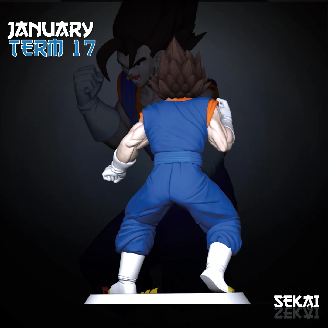 Vegito - Unassembled and Unpainted Garage Kit - Model Designed by Sekai3D