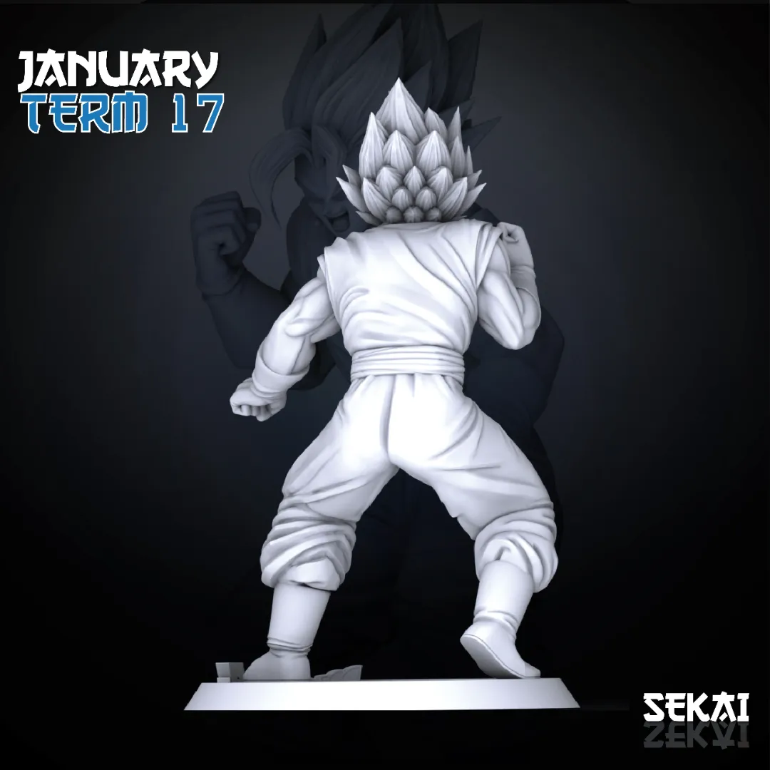 Vegito - Unassembled and Unpainted Garage Kit - Model Designed by Sekai3D