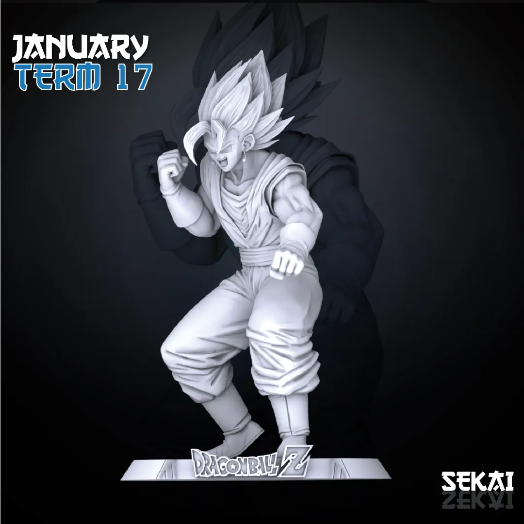Vegito - Unassembled and Unpainted Garage Kit - Model Designed by Sekai3D