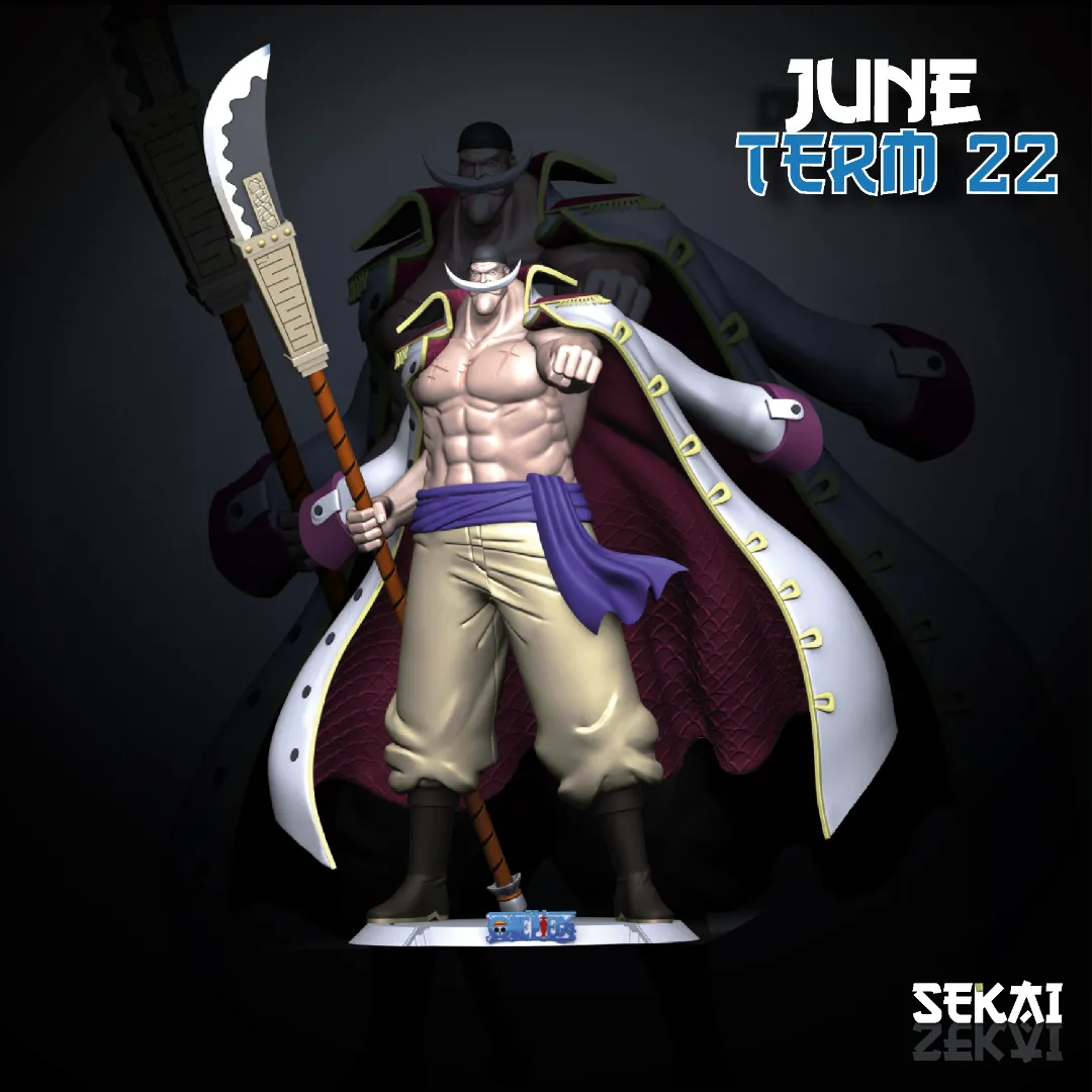 White Beard - Unassembled and Unpainted Garage Kit - Model Designed by Sekai3D