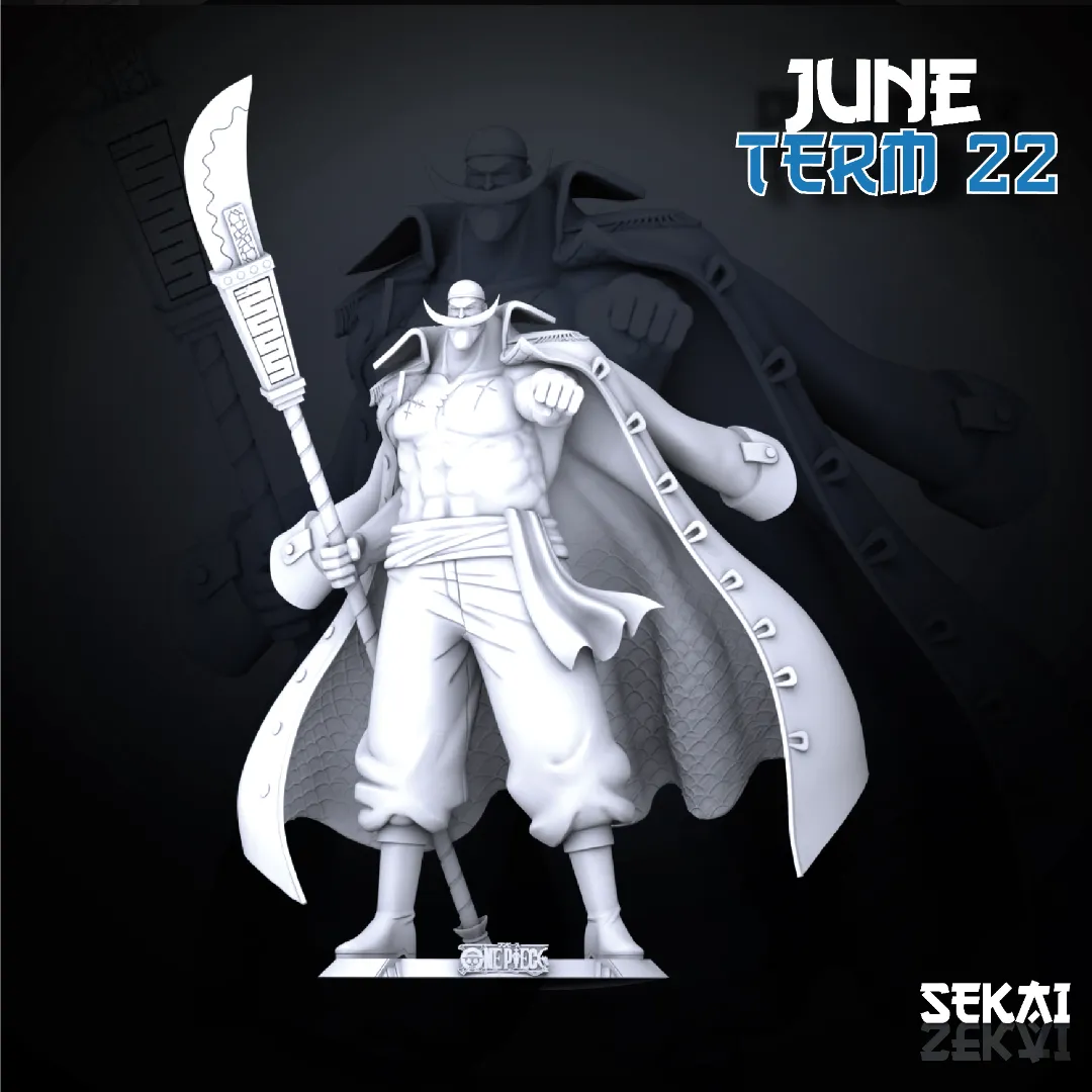 White Beard - Unassembled and Unpainted Garage Kit - Model Designed by Sekai3D