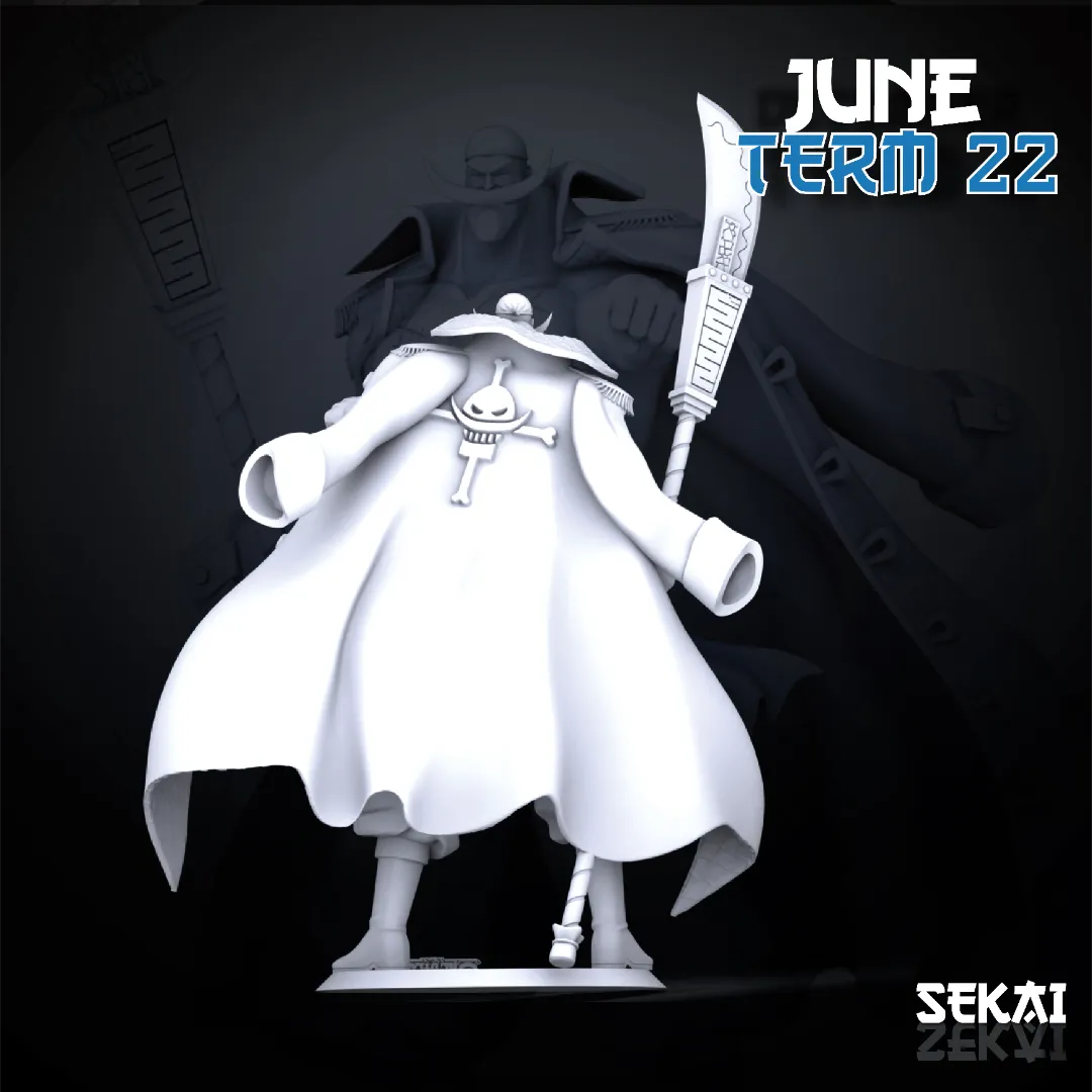 White Beard - Unassembled and Unpainted Garage Kit - Model Designed by Sekai3D