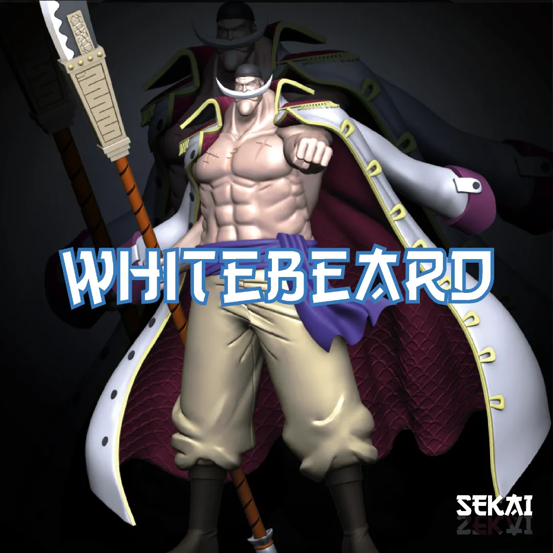 White Beard - Unassembled and Unpainted Garage Kit - Model Designed by Sekai3D