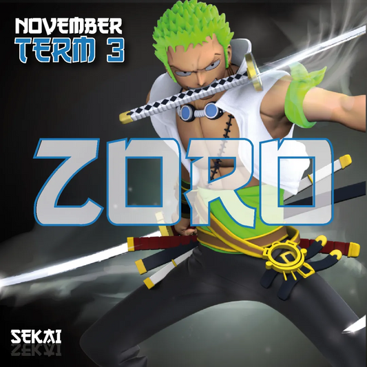 Zoro - Unassembled and Unpainted Garage Kit - Model Designed by Sekai3D