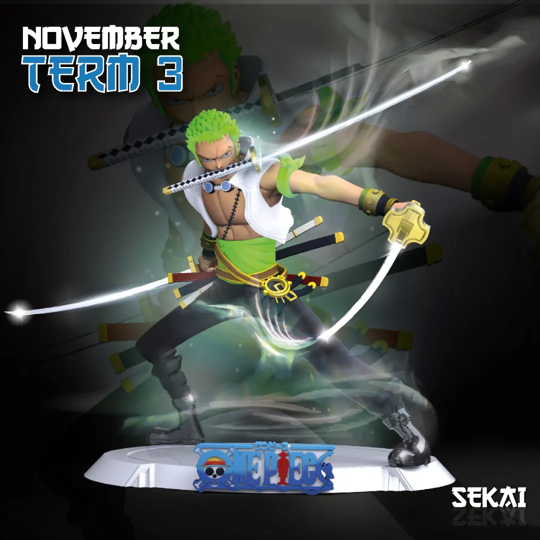 Zoro - Unassembled and Unpainted Garage Kit - Model Designed by Sekai3D