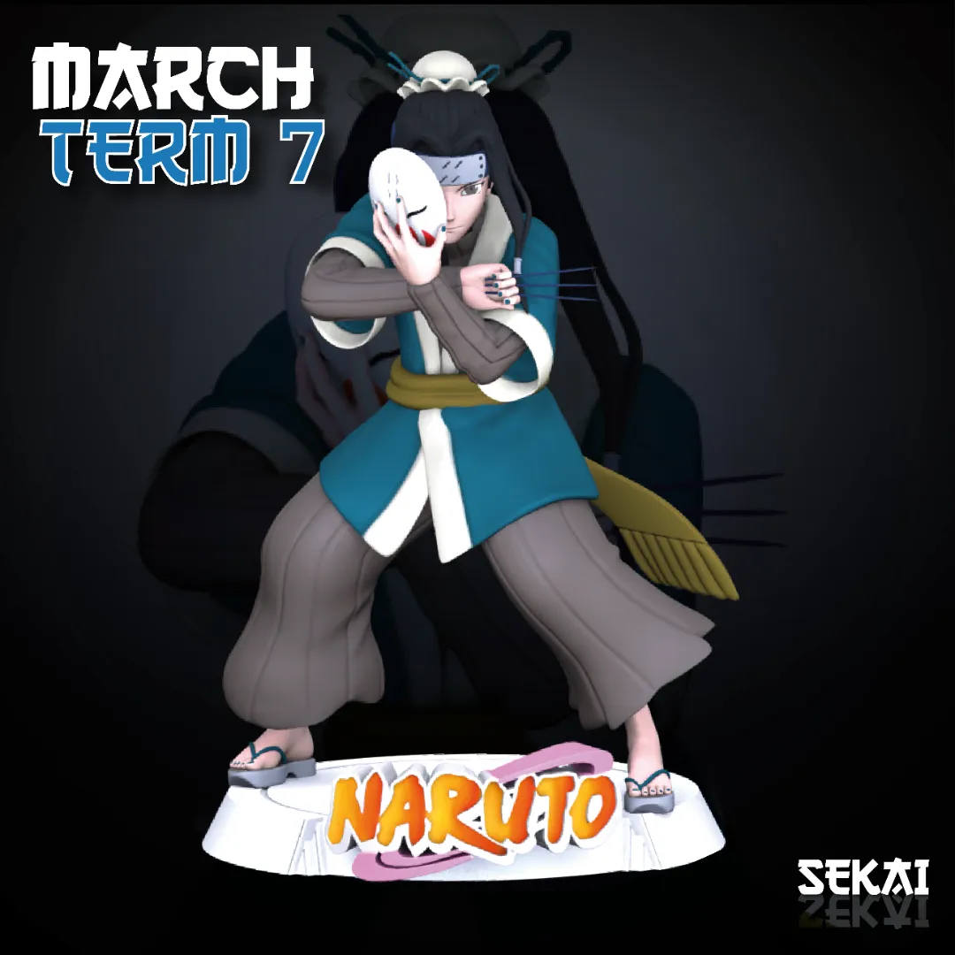 Haku - Unassembled and Unpainted Garage Kit - Model Designed by Sekai3D