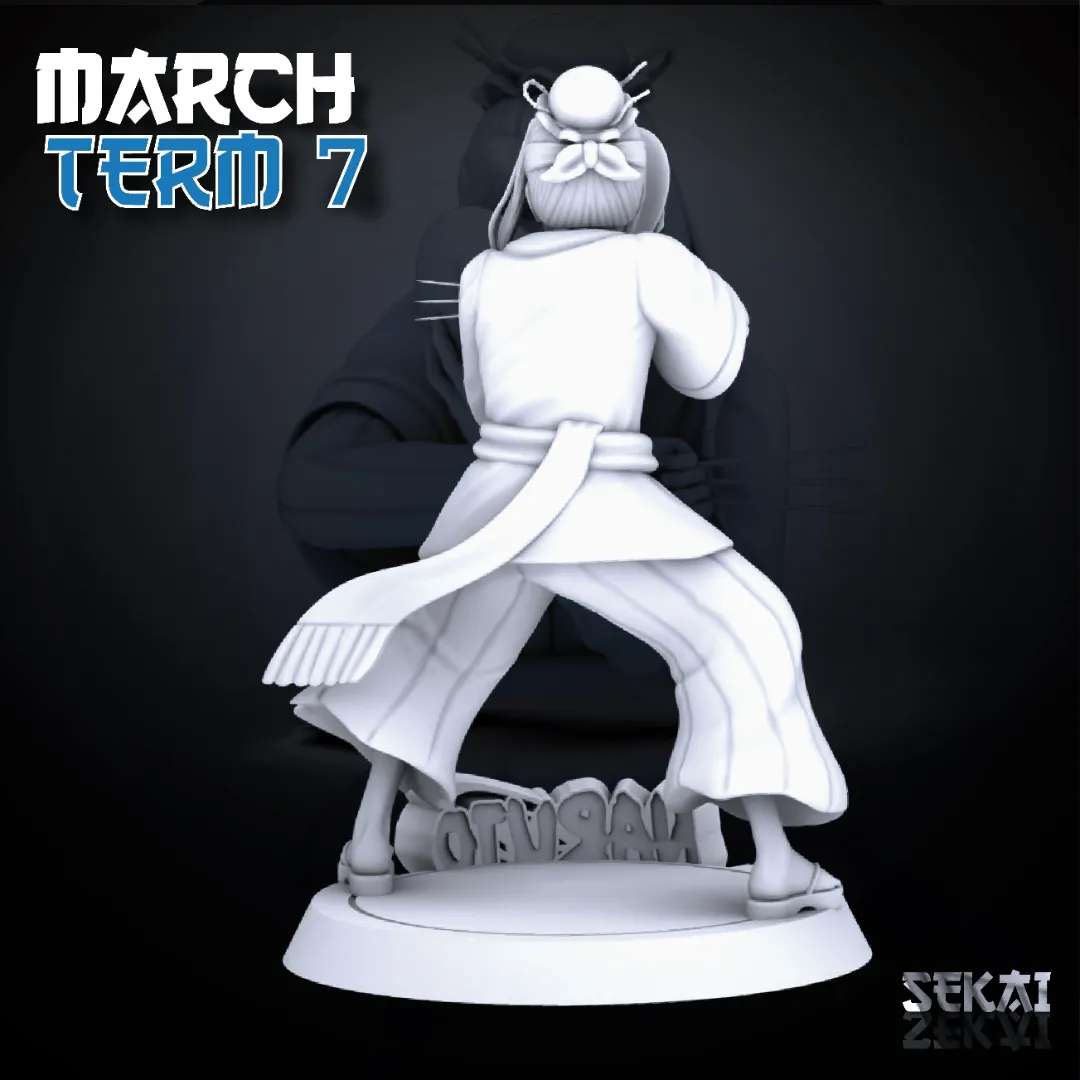 Haku - Unassembled and Unpainted Garage Kit - Model Designed by Sekai3D