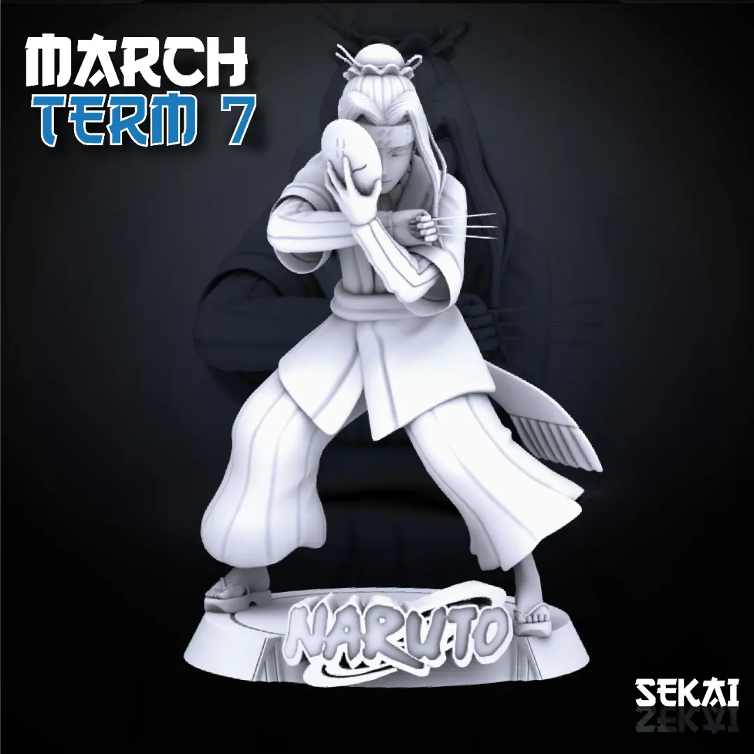 Haku - Unassembled and Unpainted Garage Kit - Model Designed by Sekai3D