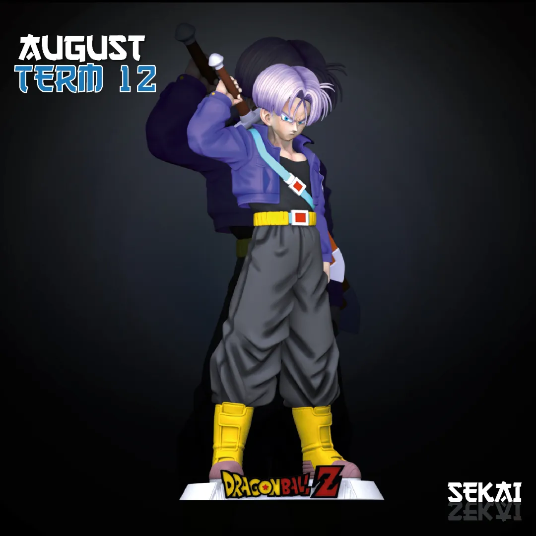 Future Trunks - Unassembled and Unpainted Garage Kit - Model Designed by Sekai3D