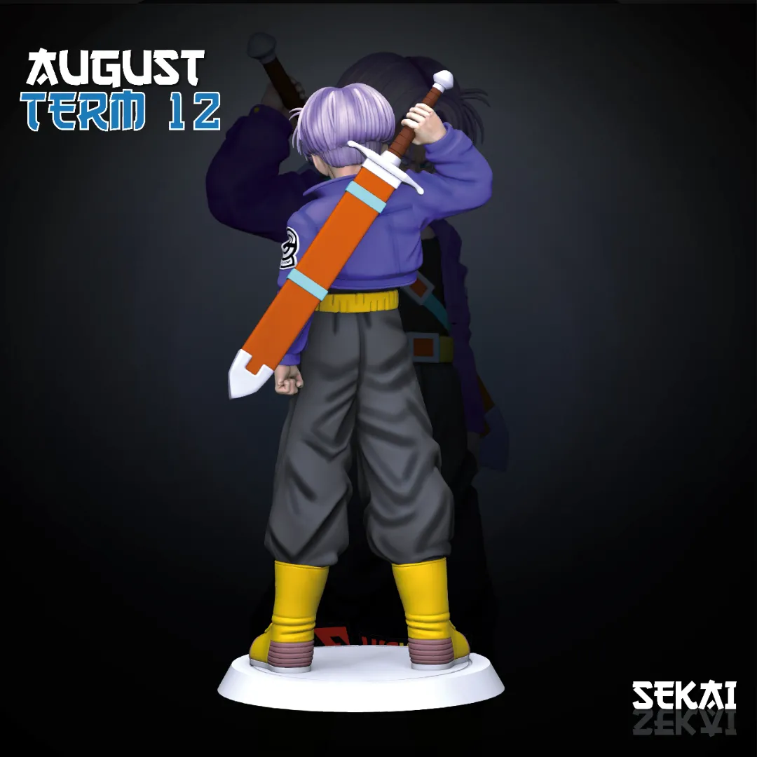 Future Trunks - Unassembled and Unpainted Garage Kit - Model Designed by Sekai3D
