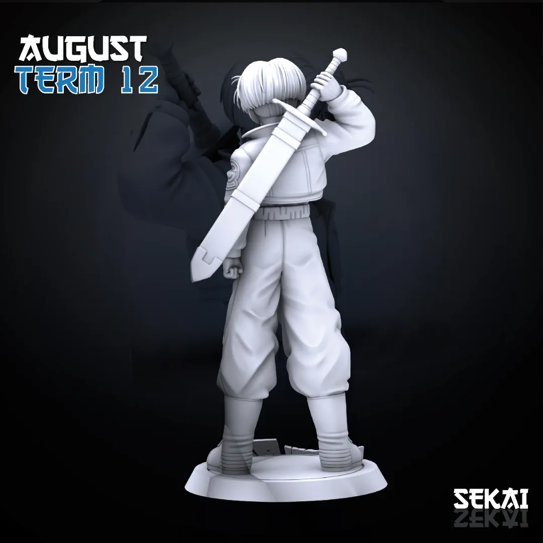 Future Trunks - Unassembled and Unpainted Garage Kit - Model Designed by Sekai3D