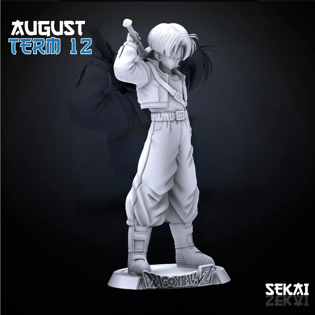 Future Trunks - Unassembled and Unpainted Garage Kit - Model Designed by Sekai3D