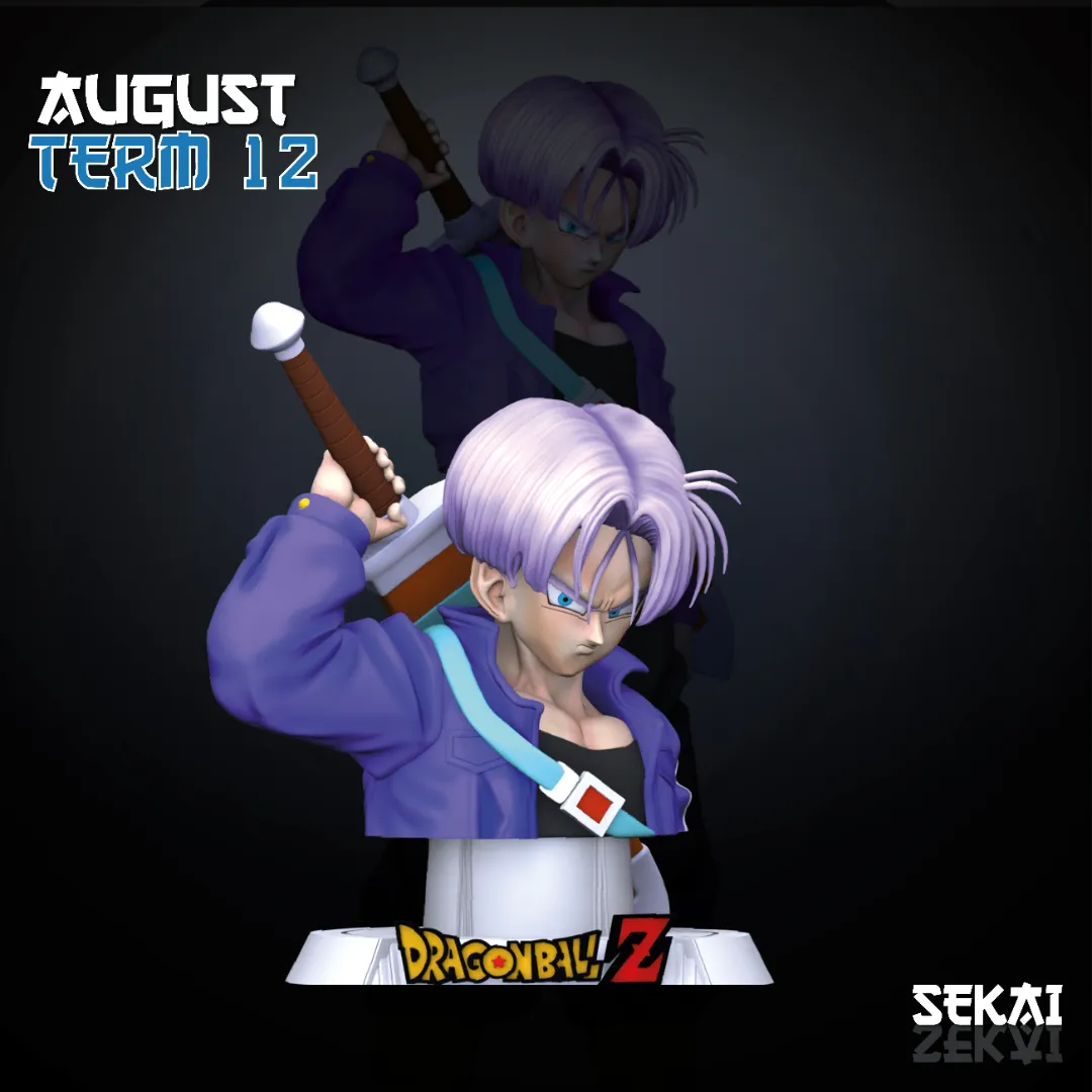 Future Trunks - Unassembled and Unpainted Garage Kit - Model Designed by Sekai3D