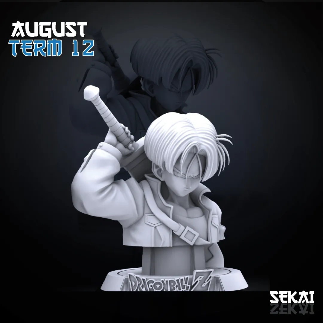 Future Trunks - Unassembled and Unpainted Garage Kit - Model Designed by Sekai3D