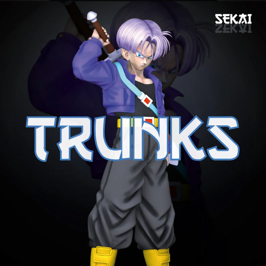 Future Trunks - Unassembled and Unpainted Garage Kit - Model Designed by Sekai3D