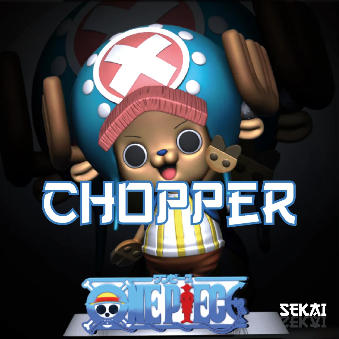 Chopper - Unassembled and Unpainted Garage Kit - Model Designed by Sekai3D