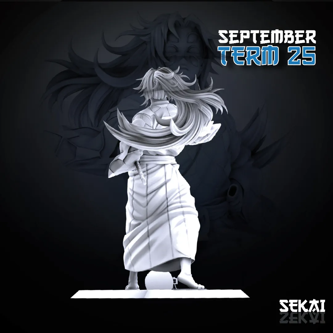 Kokushibo - Unassembled and Unpainted Garage Kit - Model Designed by Sekai3D