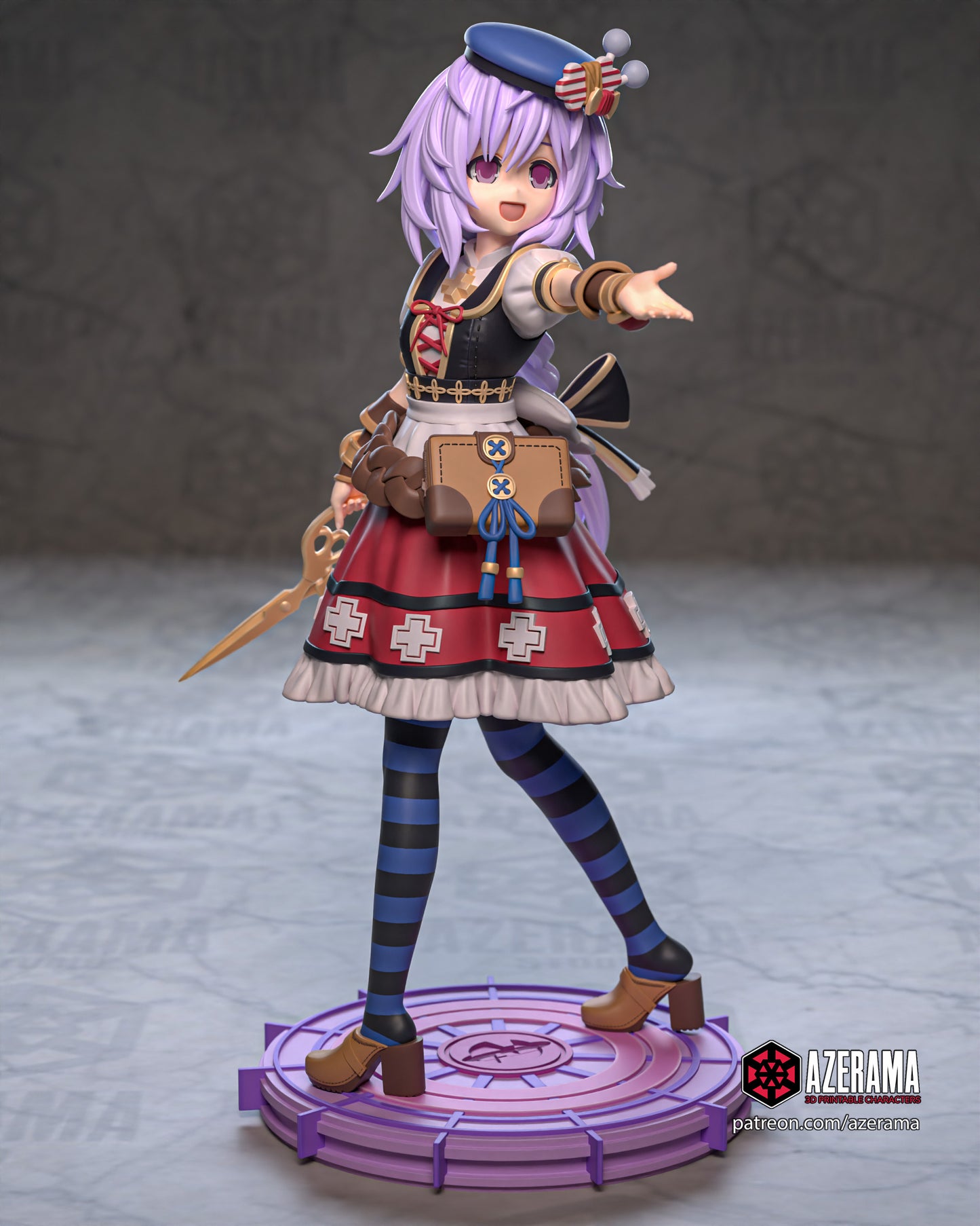 Plutia Seamstress - Unassembled and Unpainted Garage Kit - Model Designed by Azerama