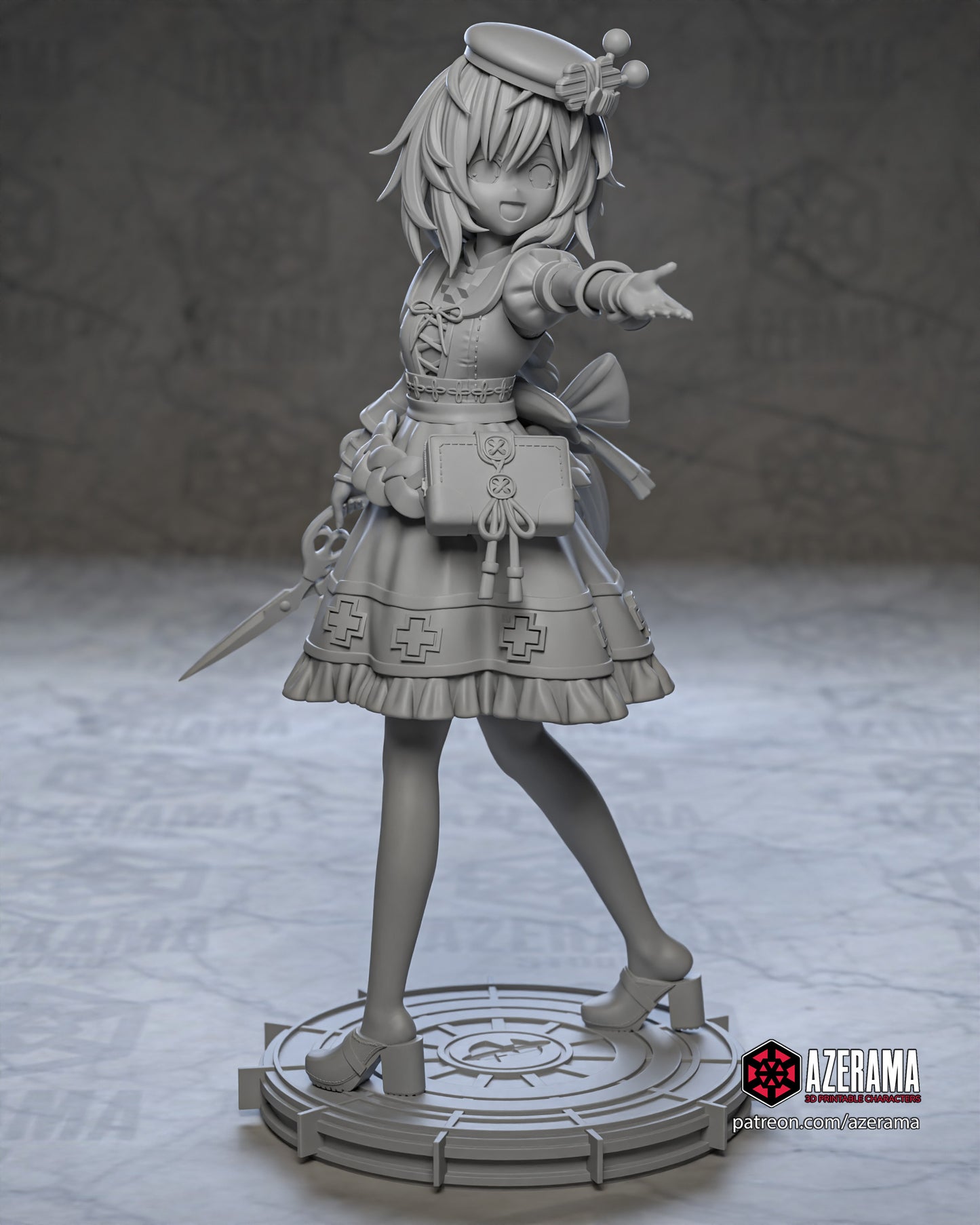 Plutia Seamstress - Unassembled and Unpainted Garage Kit - Model Designed by Azerama
