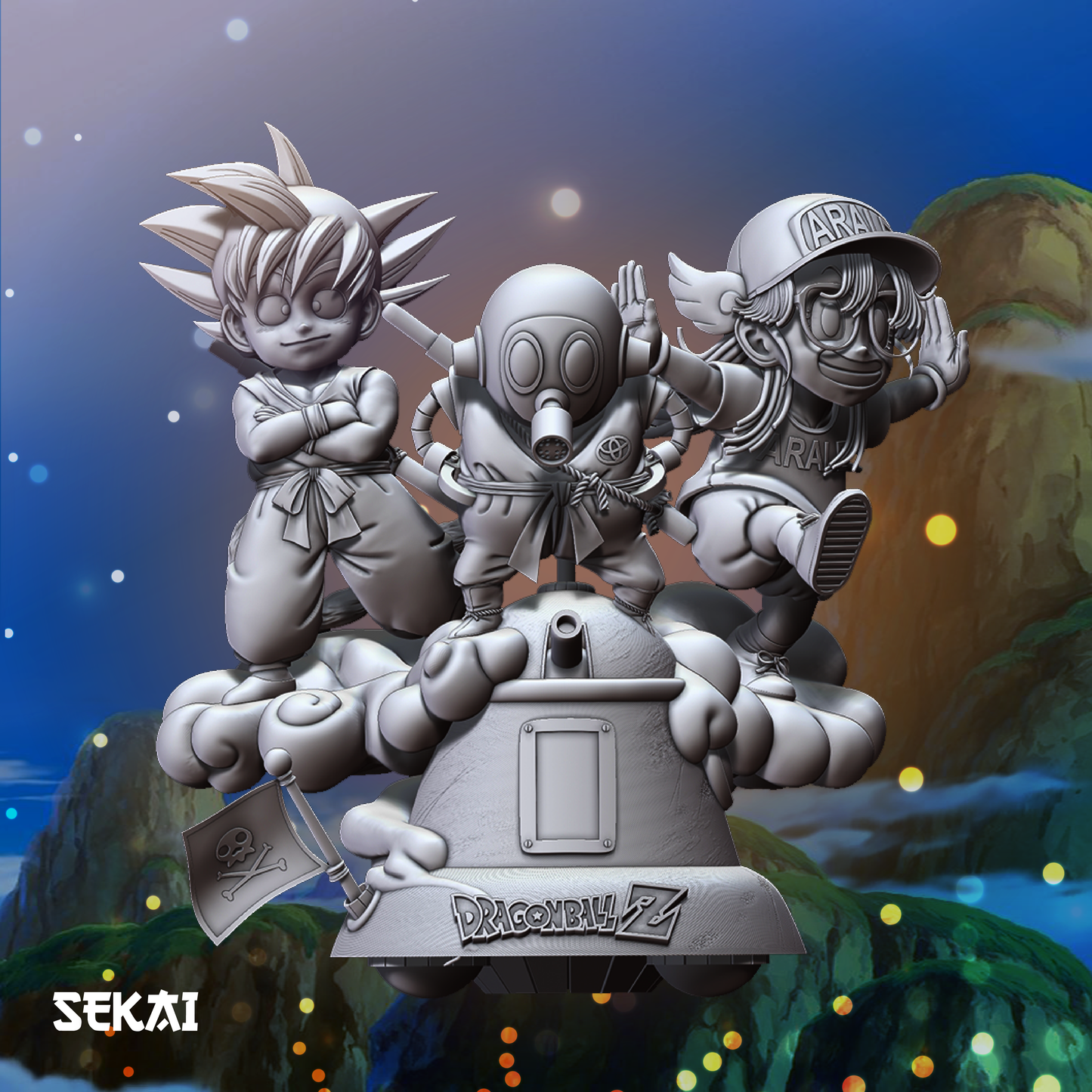 Akira - Unassembled and Unpainted Garage Kit - Model Designed by Sekai3D