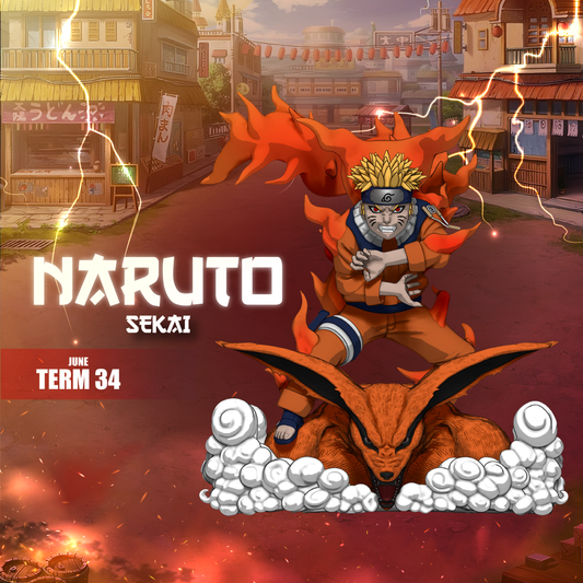 Naruto Nine-Tailed Fox Form - Unassembled and Unpainted Garage Kit - Model Designed by Sekai3D
