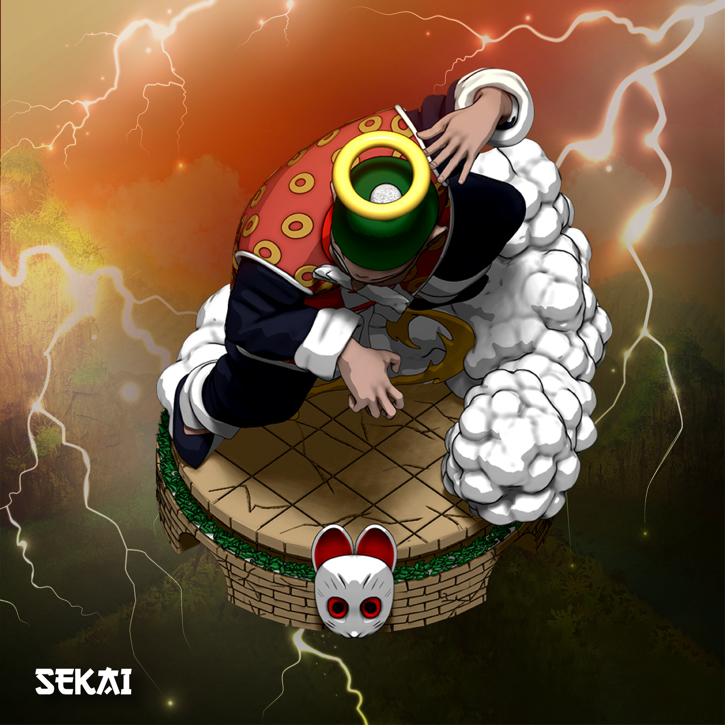Grandpa Gohan - Unassembled and Unpainted Garage Kit - Model Designed by Sekai3D
