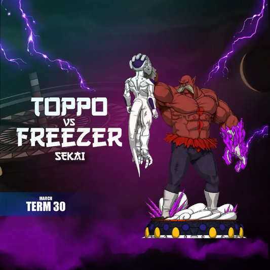 Toppo vs Freiza - Unassembled and Unpainted Garage Kit - Model Designed by Sekai3D